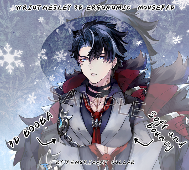 3D Wriothesley Mousepad