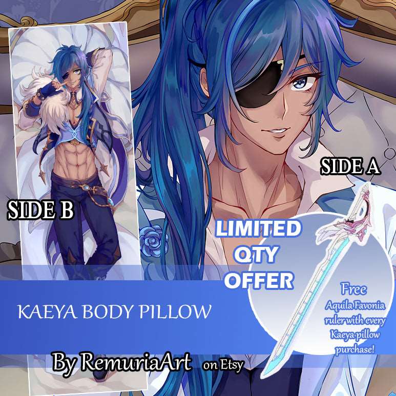 Date with Kaeya Pillow Skin