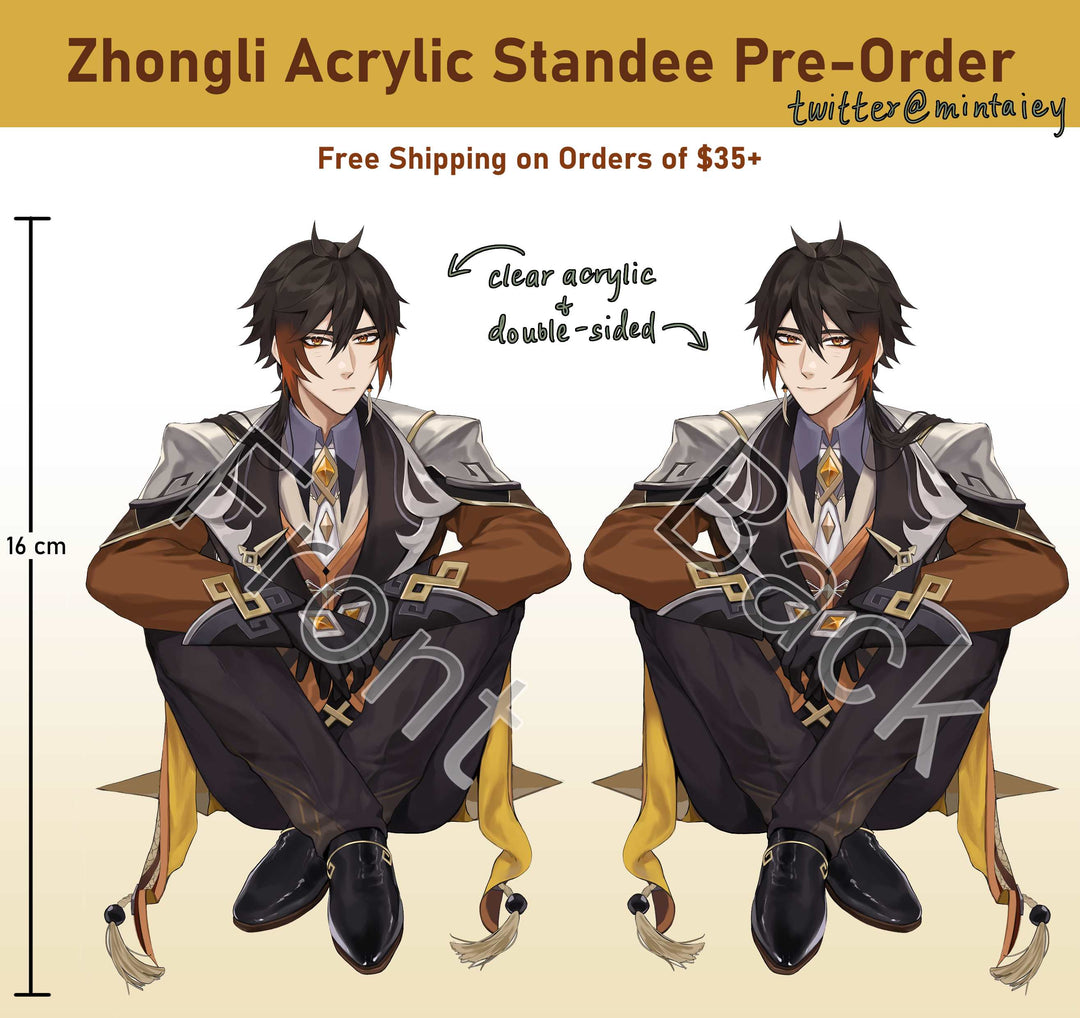 Zhongli Acrylic Standee