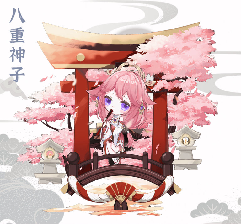 Yae Miko Layered Acrylic Standee
