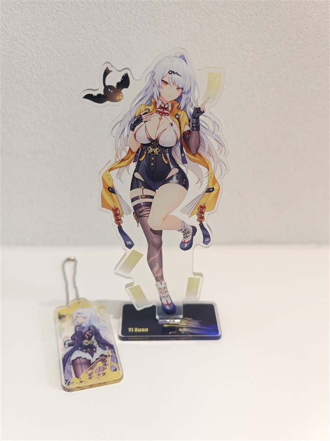 Yixuan Acrylic Standee and Prop Set with Keychain Charm