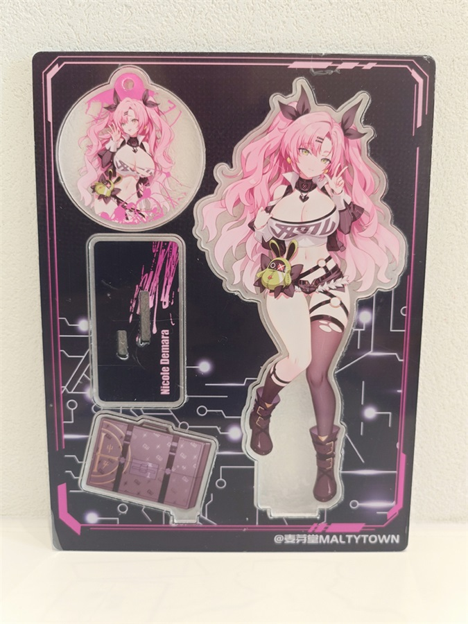 Nicole Demara Acrylic Standee and Prop Set with Keychain Charm