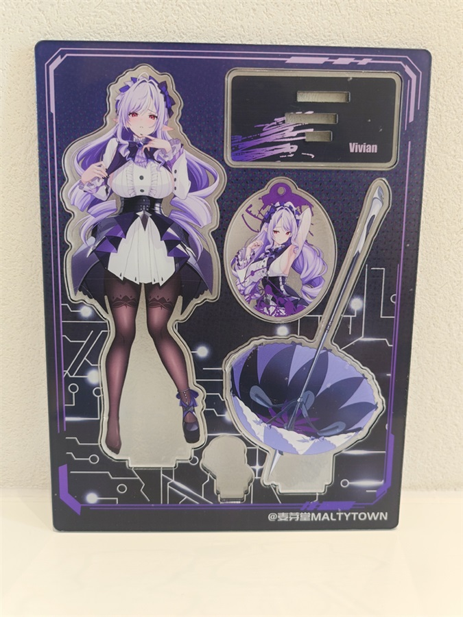 Vivian Acrylic Standee and Prop Set with Keychain Charm