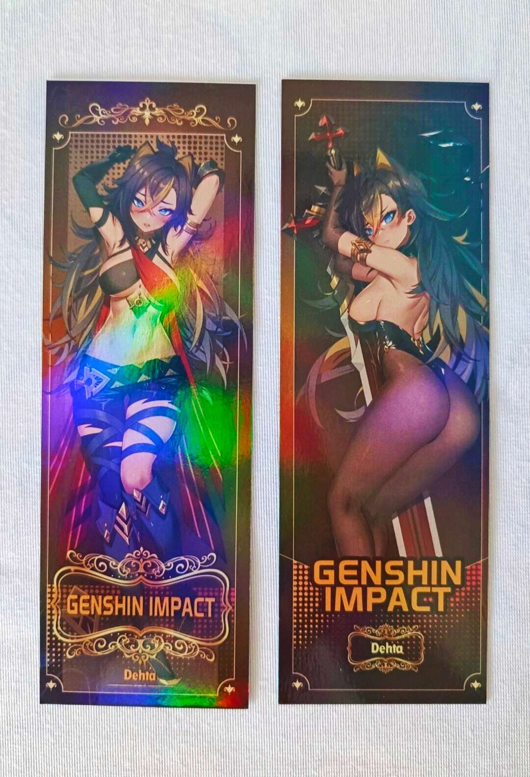 Genshin Impact Holographic Laser Ticket