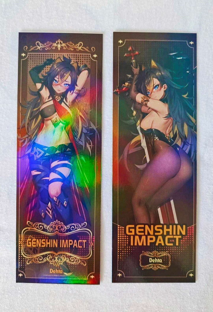 Genshin Impact Holographic Laser Ticket