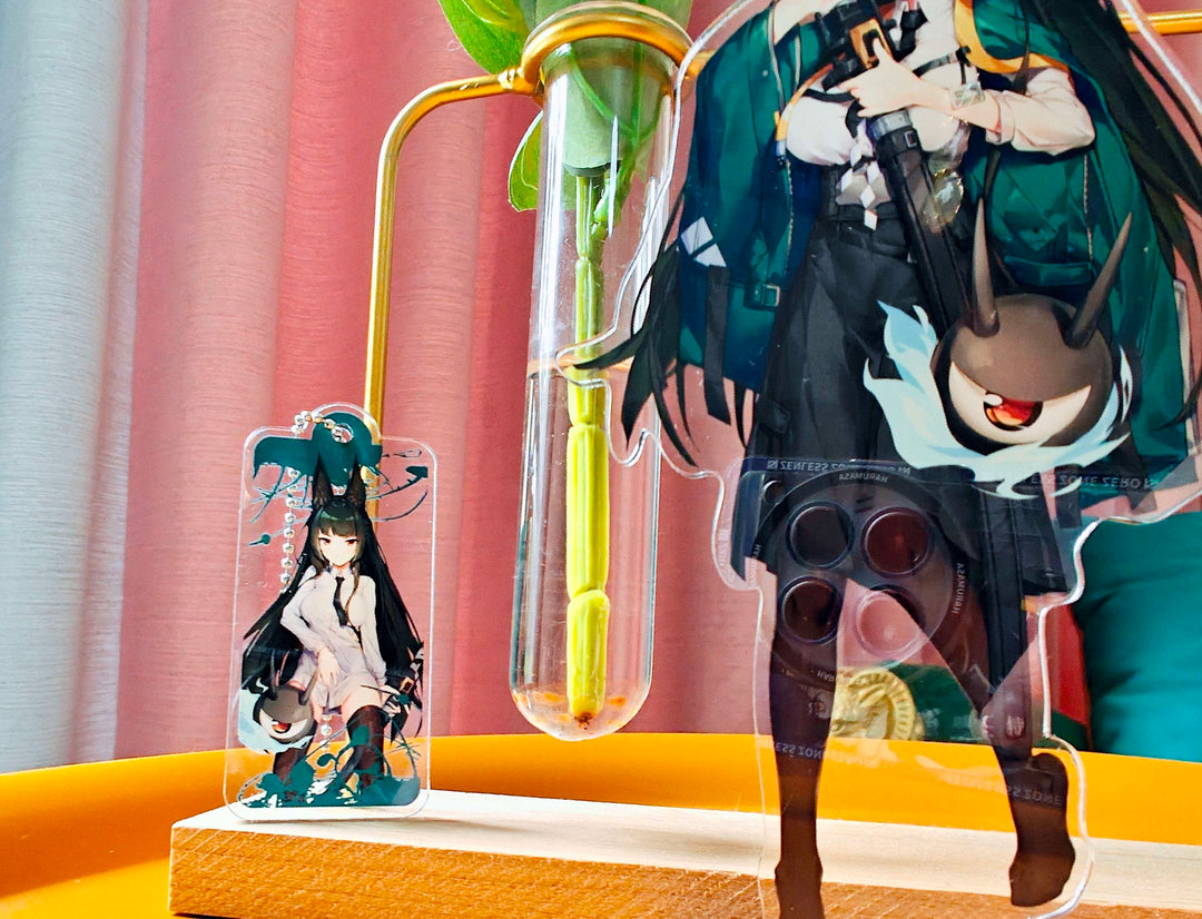 ZZZ Waifu Acrylic Standee and Prop Set with Keychain Charm