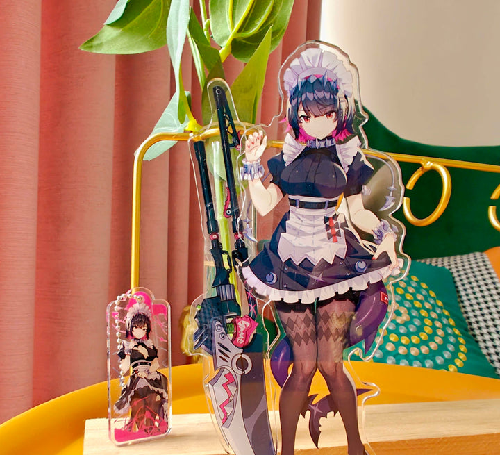 ZZZ Waifu Acrylic Standee and Prop Set with Keychain Charm