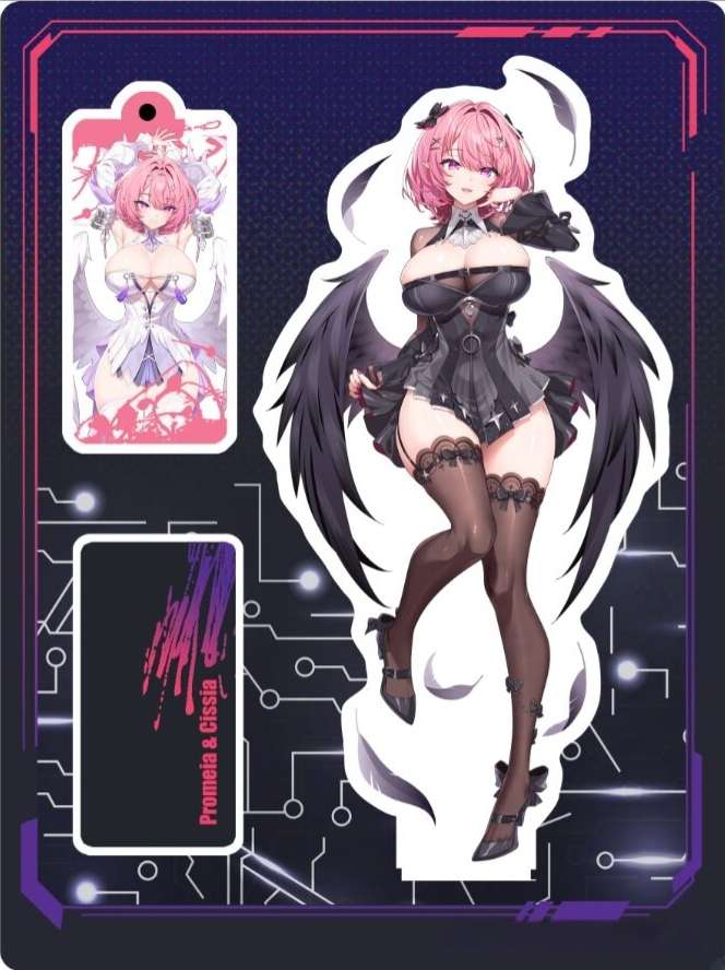 Remielle Dan Acrylic Standee with Keychain Charm