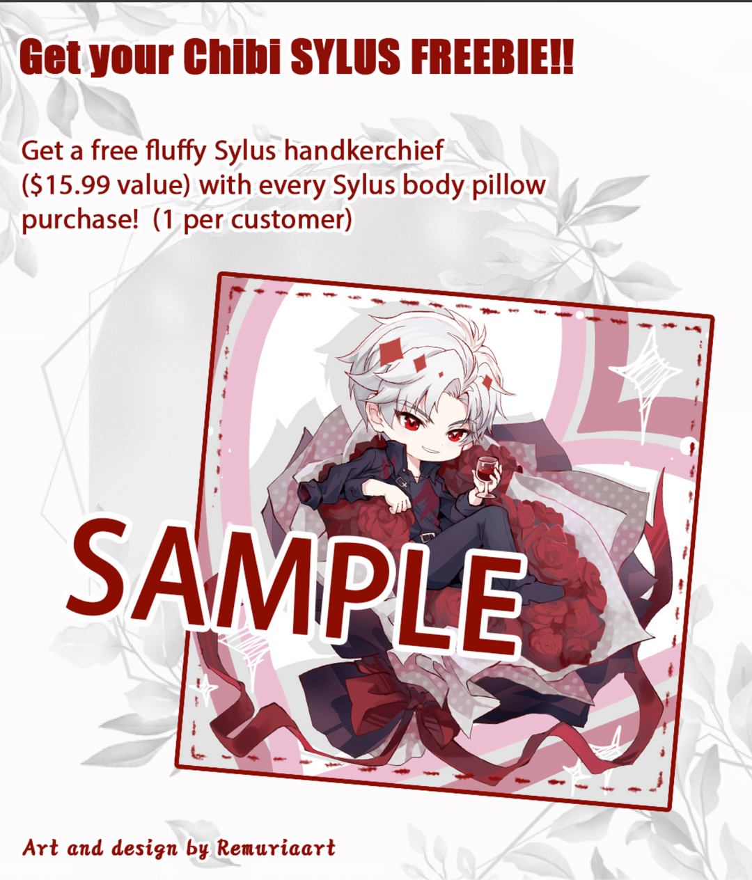 Sylus Dakimakura Limited Edition Bundle