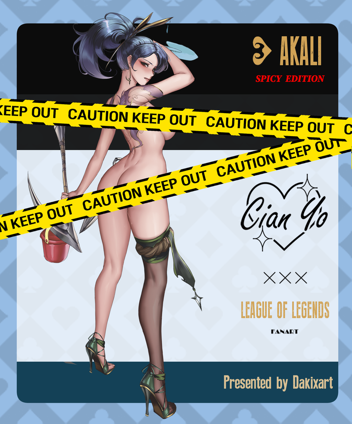 Pool Party Akali Acrylic Standee [Cian Yo]