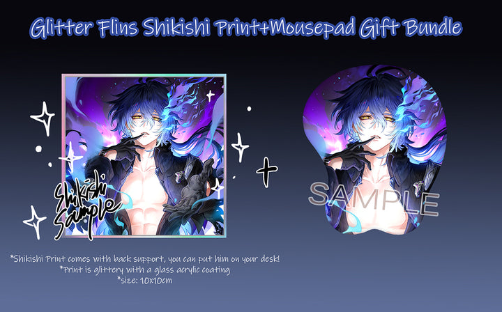 3D Flins Mousepad (Special Shikishi Bundle Available)