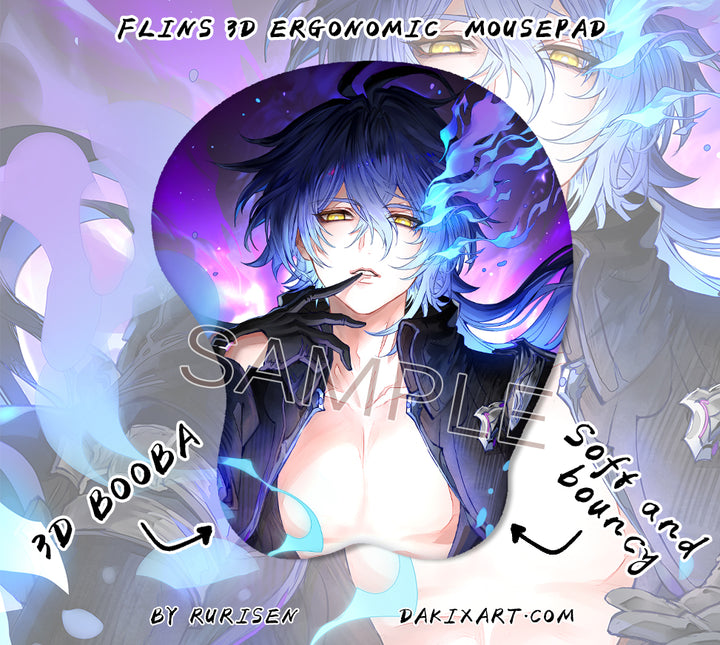 3D Flins Mousepad (Special Shikishi Bundle Available)