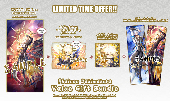 Phainon Dakimakura Limited Edition Bundle
