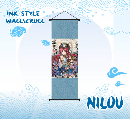 Nilou Traditional Chinese Ink Art Wall Scroll